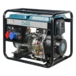 Konner & Sohnen Groupe électrogène 7500W Diesel 230V/400V KS9100HDE -1/3 ATSR – Bleu – Image 4