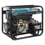 Konner & Sohnen Groupe électrogène 7500W Diesel 230V/400V KS9100HDE -1/3 ATSR – Bleu – Image 5