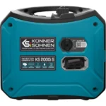 Könner & Söhnen Groupe électrogène 2000W Essence 230V Inverter Insonorisé KS2000IS – Bleu – Image 5