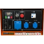 BLACK+DECKER Groupe électrogène 6.3Kw Diesel 230V Insonorisé BXGND6300E – Orange – Image 3