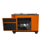 BLACK+DECKER Groupe électrogène 6.3Kw Diesel 230V Insonorisé BXGND6300E – Orange – Image 4