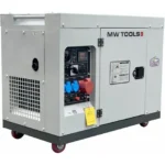 Groupe électrogène diesel insonorisé 7,5kW 230V + 400V MW-Tools DG75E – Image 2