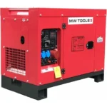 Groupe électrogène diesel insonorisé 10,0kW 230V + 400V MW-Tools DG100E – Image 2