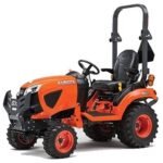 Micro tracteur diesel 4 RM KUBOTA BX231 DV roues industrielles 18x8.50x10 et 26x12.00x12.