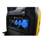 KOMPAK Groupe électrogène 7700W Essence 230V Inverter Insonorisé KGG75EI – Jaune – Image 5