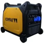 KOMPAK Groupe électrogène 7700W Essence 230V Inverter Insonorisé KGG75EI – Jaune – Image 6