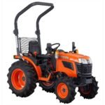 Micro tracteur diesel 4 roues motrices KUBOTA B1241 D roues agraires 6x12 et 95x16.
