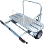 Remorque porte moto transversale