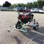 Remorque porte-moto For One blanc