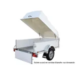 Remorque bagagère marron avec capot BW Trailers – Image 2
