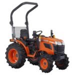 Micro tracteur diesel 4 roues motrices KUBOTA B1161 D roues agraires 4.50x10 et 7x16.