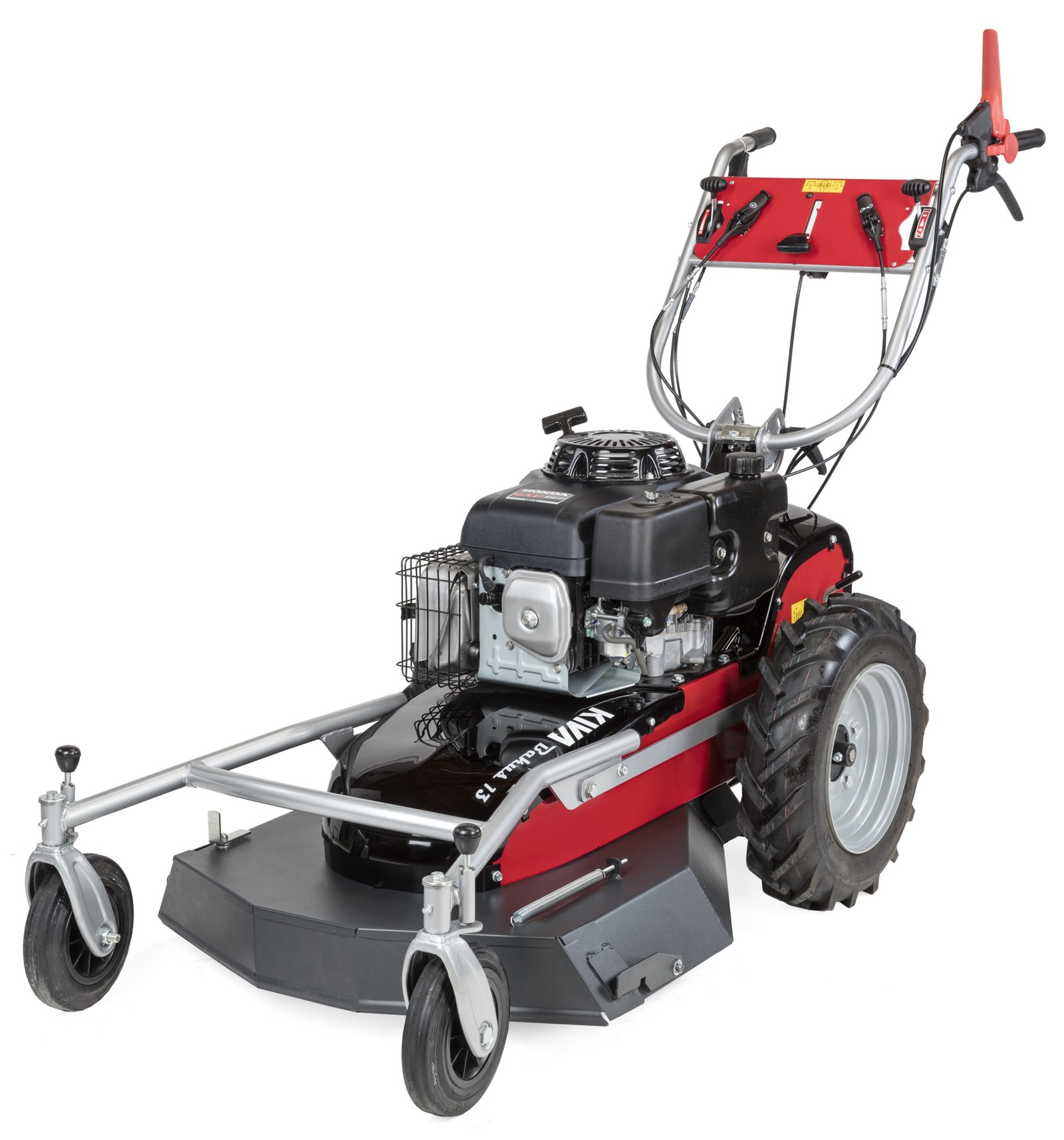 bakus13.jpg Tondeuse débroussailleuse Kiva Bakus 13 – 65 cm, boîte hydrostatique et moteur Honda GXV390 – Image 1