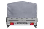 Remorque à deux essieux 264×150 UNITRAILER GARDEN 265/2 KIPP avec châssis H-800 et bâche grise – Image 7