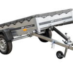 Remorque galvanisée 230×125 Garden Trailer 230 KIPP avec bâche et roue jockey