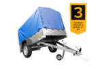 Remorque pliable 750 kg 200×125 Garden Trailer 201 KIPP – Image 2