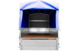 Remorque pliable 750 kg 200×125 Garden Trailer 201 KIPP – Image 6