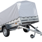 Remorque routière 230 KIPP – Bâche haute, arceau H-800 et roue jockey