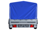 Remorque routière 230 KIPP – Bâche haute bleue, arceau H-800 et roue jockey – Image 4