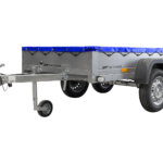 Unitrailer 264/2 KIPP avec roue jockey et bâche bleue