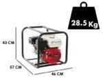 Motopompe d'irrigation thermique AGT 3" GX200 - raccords de 80 mm