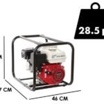 Motopompe d'irrigation thermique AGT 3" GX200 - raccords de 80 mm