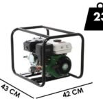 Motopompe thermique Greenbay GB-TWP 50 - Pour eaux chargées - avec raccords de 50 mm