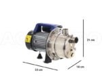 Pompe de jardin auto-amorçante Annovi & Reverberi ARGP800X- corps Inox - puissance 800 W – Image 12